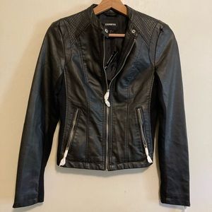 Express faux leather jacket